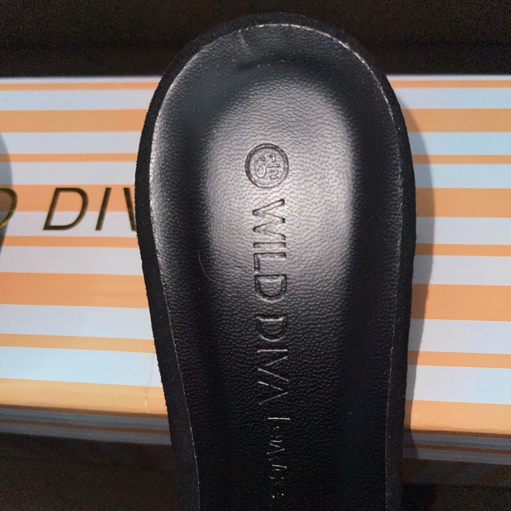 FASHION NOVA💥WHAT THIS TIME FLATS - BRAND NEW💥 - Picture 8 of 9